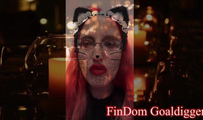 FinDom Goaldigger: Cat shemale princess transformation