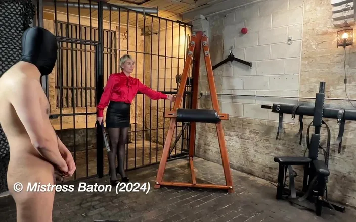 MistressBaton: Prison Whipping &amp; Loopy Johnny on Three Prisoners
