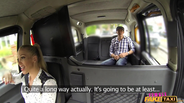 Female Fake Taxi: Female Fake Taxi - Busty Driver Gives Gagging Deep Throat to...