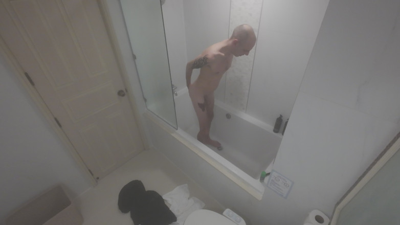 Big dick dadddy: Secret Shower Cam Caught Me Touching Myself