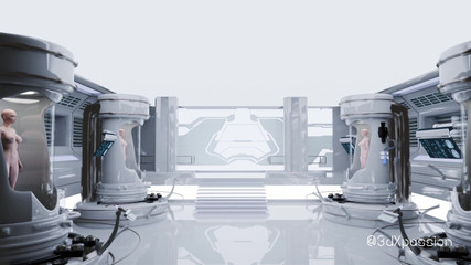 3dxpassion-transgender: Cryolab sırları - 18 yaşındaki güzel Yuna kovboy kıza biniyor, domaltıyor ve...