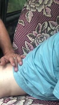 Extreme Car Fuck with Hairy Stepdaddy