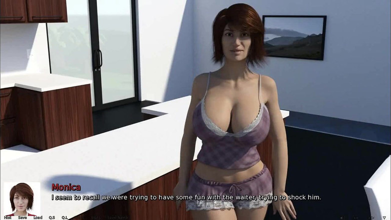 Dirty GamesXxX: Di mana jantungnya: tetek besar pada waktu pagi ep.42