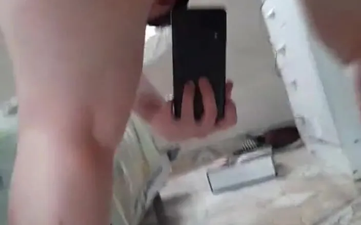 Chubby Sex Symbol: Girl Masturbates in Front of the Mirror Showing Her Big...