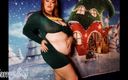 Samantha 38G: Sam38g as Mrs Claus Big Jolly Belly Xmas