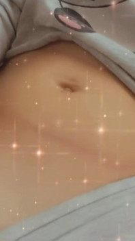 Gently masturbates her red pussy with her finger and gets an orgasm. Caressing excited tits