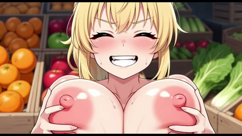 Hot girl dancing: Funny Jokes and Boobs in Market, Ai Animation