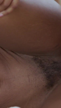 Sexy ebony babe drilled by white cock