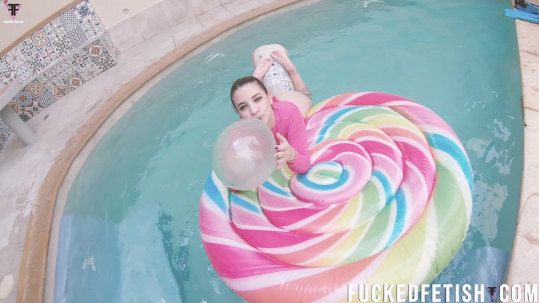 Fucked fetish: HD B2p 24 țâțe transparente baloane piscină gonflabile Ziua distracției