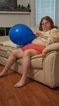 Requested Blow up and Pop Video by Big Beauty Nurse Vicki
