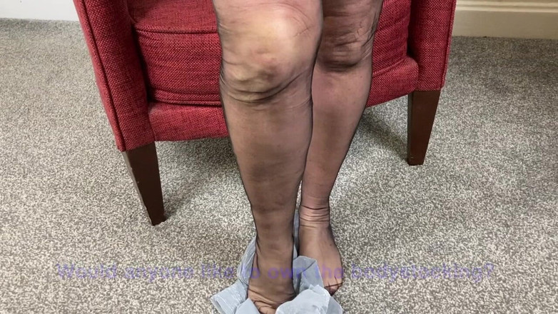 Aunty Sandra vintage girdle queen: Vgq15 тітонька Садра з поясом і панчохами