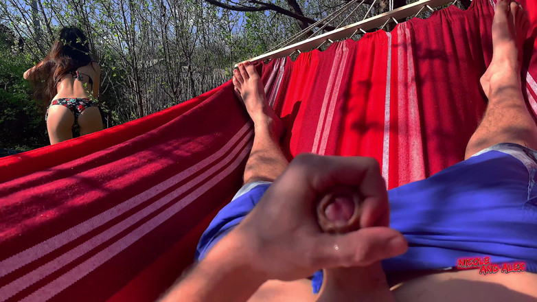 NicoleAndAlex: 내 의붓여동생이 나를 빨고 내 후장을 쳐다줘