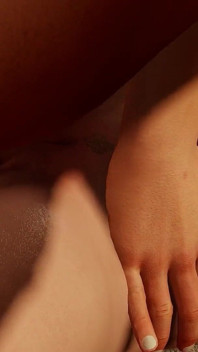 Cute Perky Girl Playing with His Dick