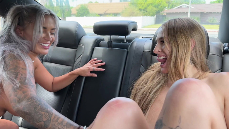 Angel Youngs: Car Sex with Hayley Davies