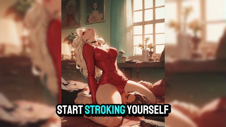 Angular Dominique: Herrin's Command: Edge &amp; slap control game (männliche unterwerfung)