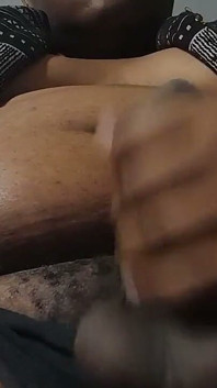BBW Trans murzynka aseksualna masturbacja # 11
