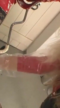 Humiliating ass penetrated penis stretching