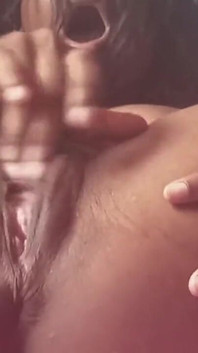 Stimulating My Clit Close up Moaning Cumming Hard