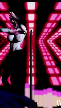 3D Horny Slut Asian Whore Wearing Lingerie Got Fucked