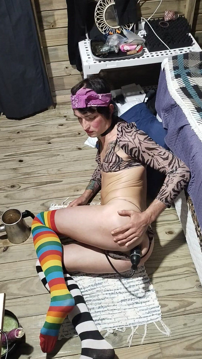 Sisssyl: Sissy Tranny Femboy děvka anální hračka