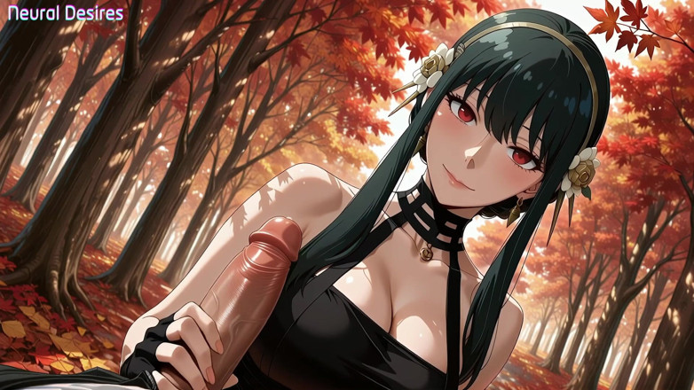 Neural Desires: Princesa thorn debajo de Scarlet Leaves (video ai)