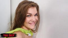 Too deep: 1on1 Teeny Amanda Clarke dostane monstrózního ptáka - ukaž její velký...