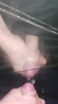 My cum on mirror