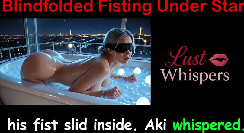 LustWhispers: Blindfolded Fisting Under Stars - English Sex Story