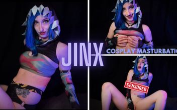 Jinx Arcane League of Legends Cosplay – Masturbation Video – Trixie Fox