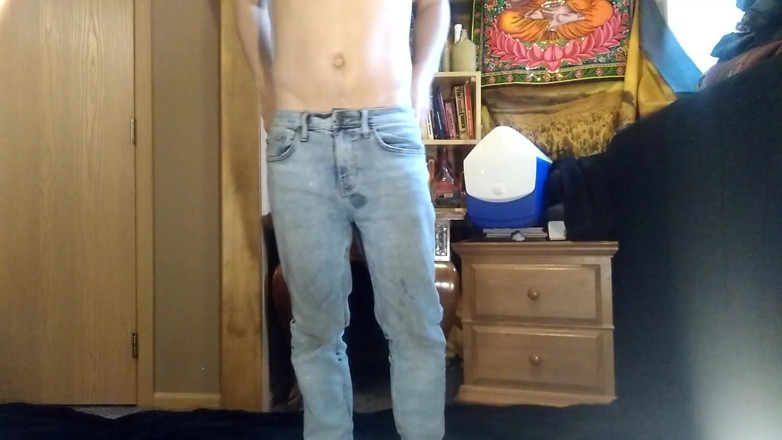 Coby Bronze: Pissande blå jeans