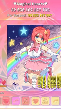 Estrela pornô hardcore de jogo hentai em Cosplay Clicker Magical Girl é fodida em gangbang!
