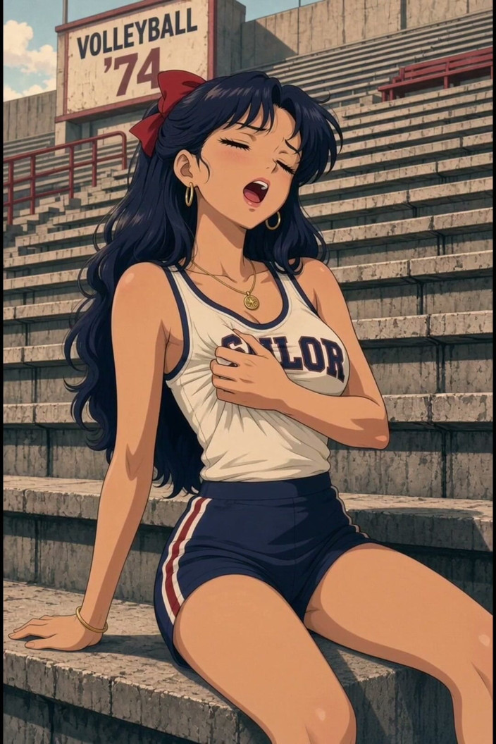 Wertstofsamler: 3D Anime Team Sailor Cheers on Volleyball Team From the...