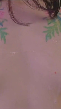 Look at Me Spitting on My Boobs.. It Flows Down Like Semen