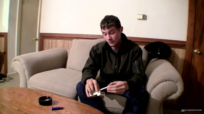 Boys Smoking: Cowboy Ty Smoke &amp; Stroke
