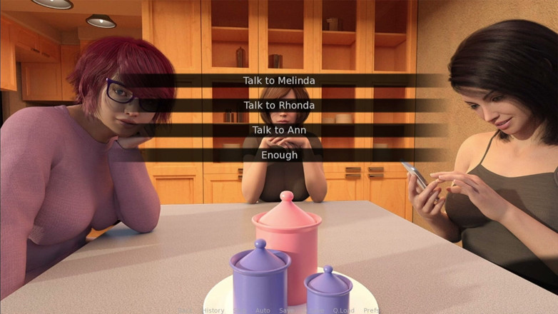 Maayon Plays: La demi-sœur Rhonda consent à baiser la bite de son demi-frère...