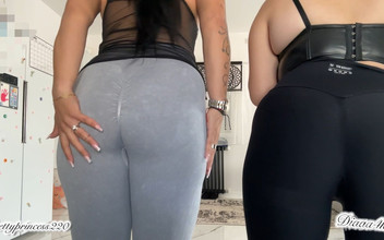 fartingclub01: Velké zadky v legínách - Bláznivé prdy