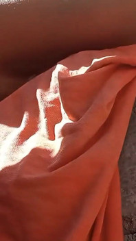 Dildo in My as as I Sunbathe Outside