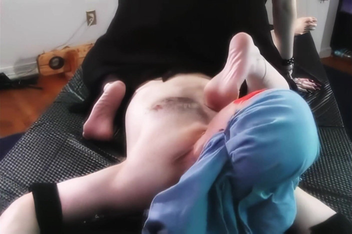 BleuFetish Tickling: Tickle Dom Mr Fitz Destroyed by Domina Skye - Watch This...