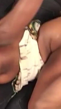 All Her Curves Bounce Around the Couch While the Fat Ebony MILF Sucks and Fucks