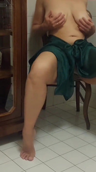 Selena's Sexy Games in Bathroom