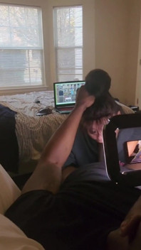 Behind the Scenes!! GILF Hollee Huntress Sucks BBC During Her Gaming Break!
