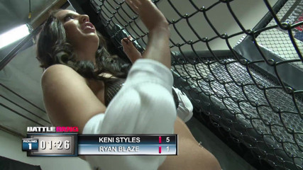 Get Your Fix: Blondes ring-girl fickt nur gewinner