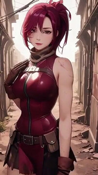 Purple-haired Partner Whispers Secrets Nearby. It's Not Just a Break in Battle