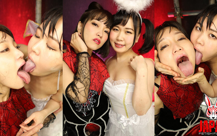 Japan Fetish Fusion: Ameri Hoshi polsgeketend onder Ena Yuzuriha's klinische opdracht - tong, spuug...