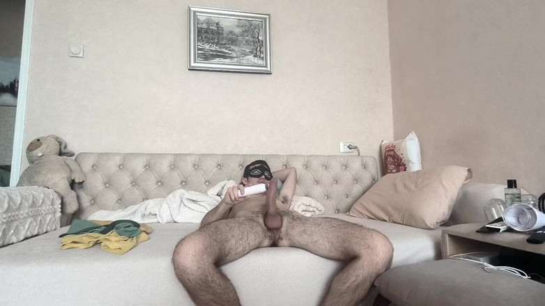 webcamboy98: Sperm Shoot with Vibrator
