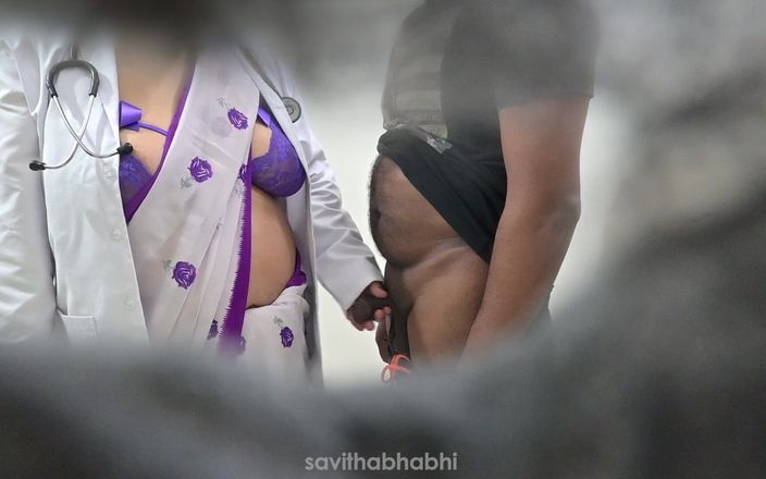 savithabhabhi: Sortudo paciente conseguiu um belo médico para satisfazer seus desejos...