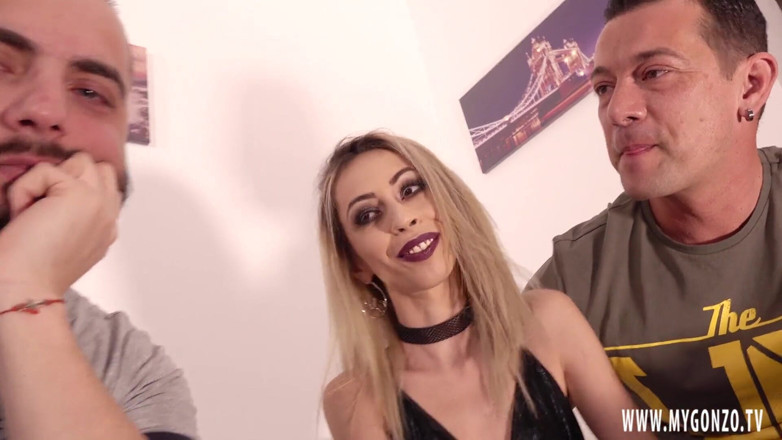 MyGonzoTV: myGonzo.tv - Candie Cross in her first rough anal &amp; deepthroat threesome