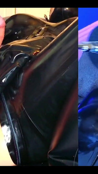 Rubber Doll Cam Session - Spit Roast Training