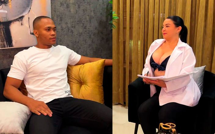 DanielaGomezz: Nympho with Big Cock Goes to Therapy with a Busty...