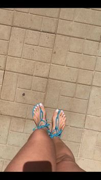 I Love the Color of These Sandals